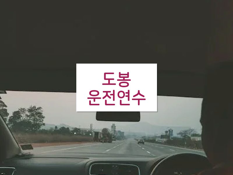도봉운전연수 후기