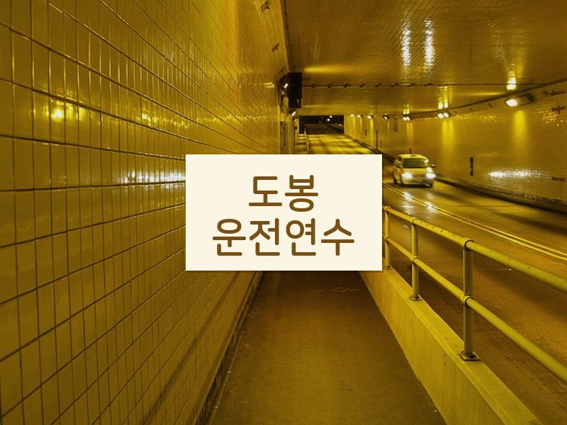 도봉운전연수 후기