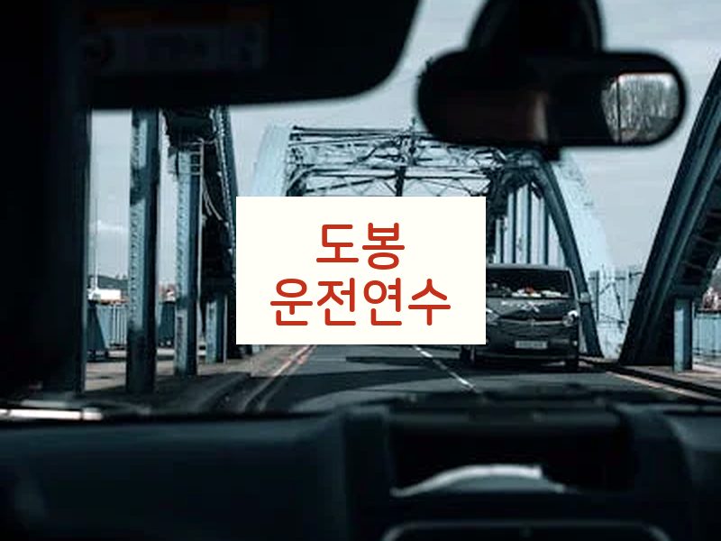 도봉운전연수 후기