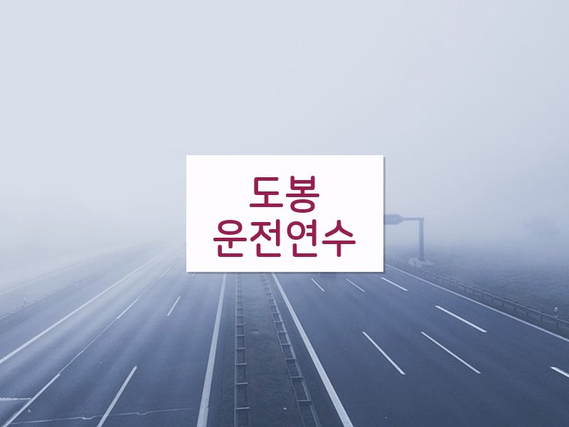 도봉운전연수 후기