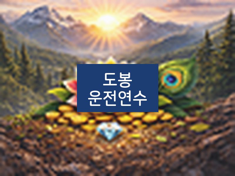 도봉운전연수 후기