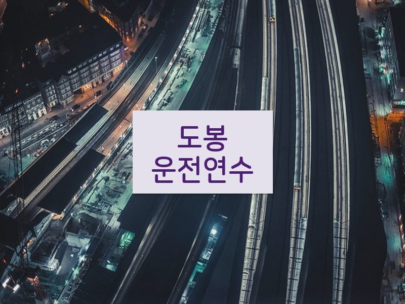 도봉운전연수 후기