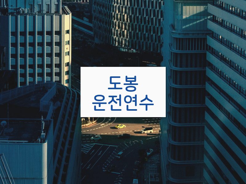 도봉운전연수 후기