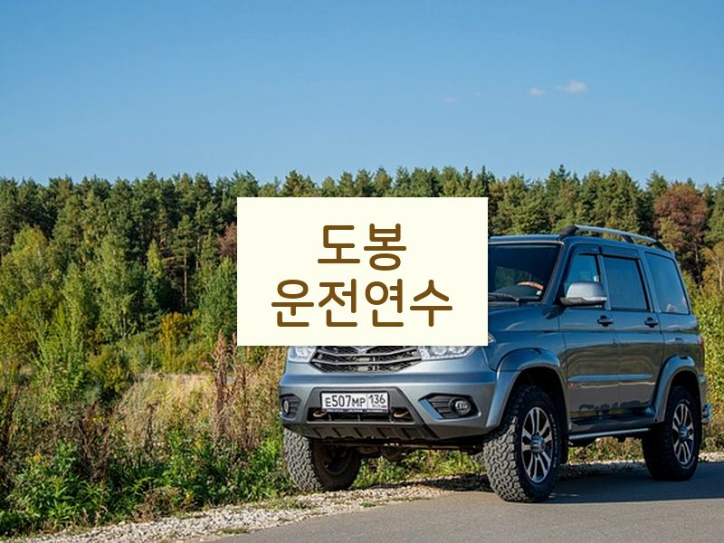 도봉운전연수 후기