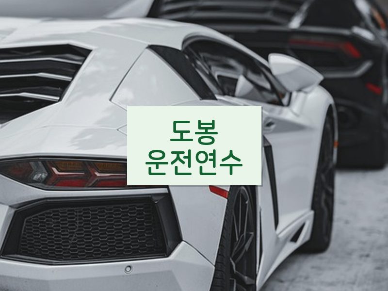 도봉운전연수 후기