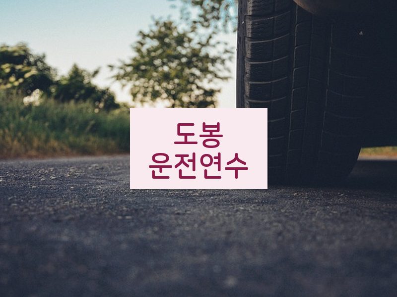 도봉운전연수 후기