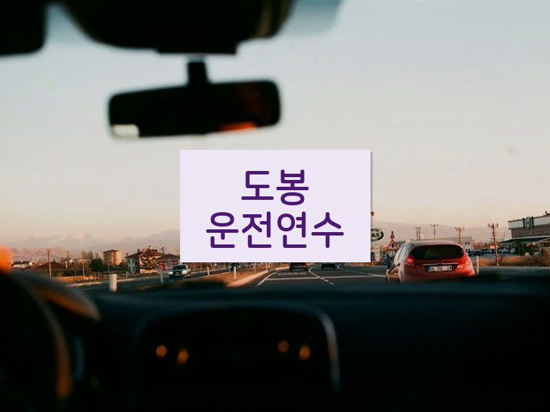 도봉운전연수 후기
