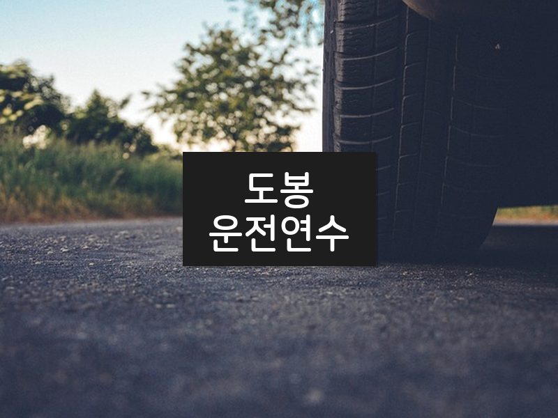 도봉운전연수 후기