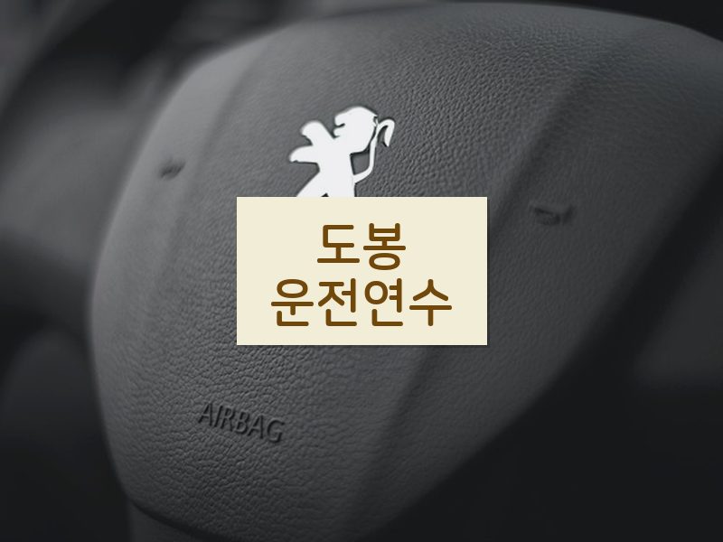 도봉운전연수 후기