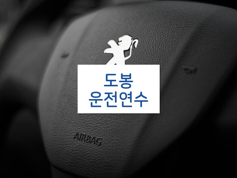 도봉운전연수 후기