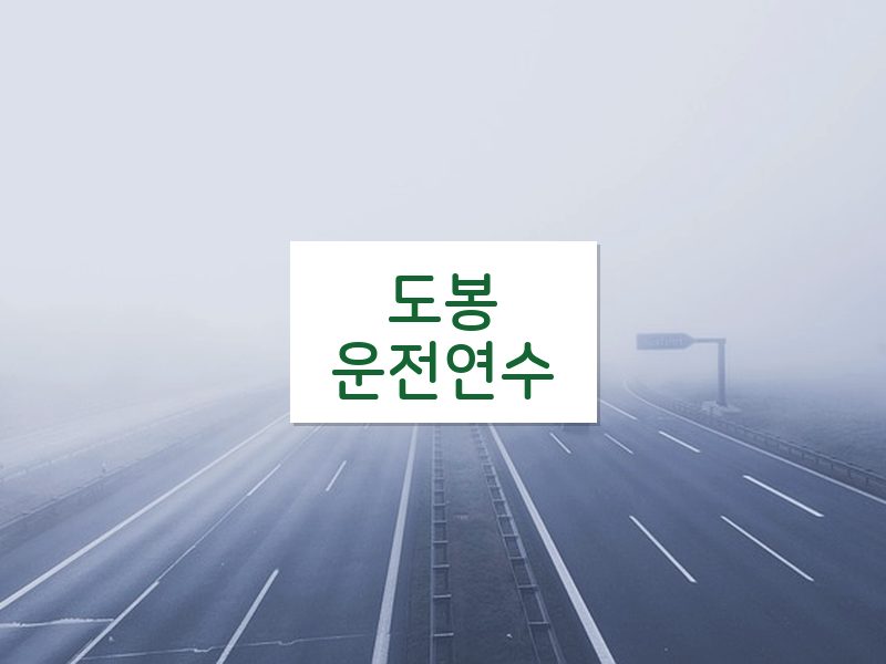 도봉운전연수 후기