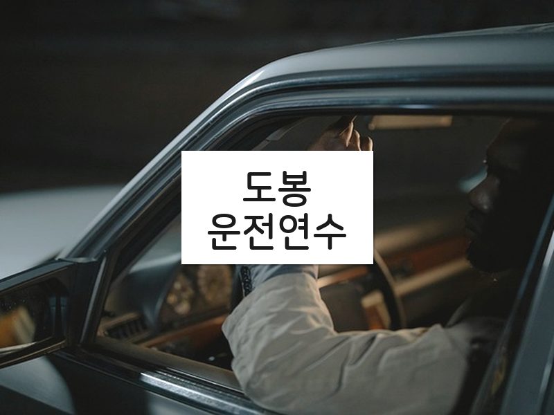 도봉운전연수 후기