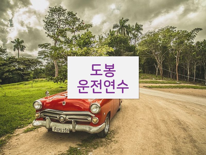 도봉운전연수 후기