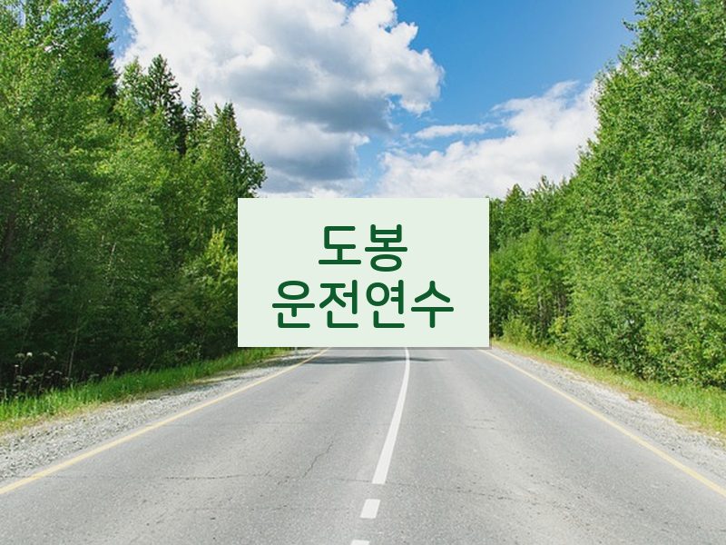 도봉운전연수 후기