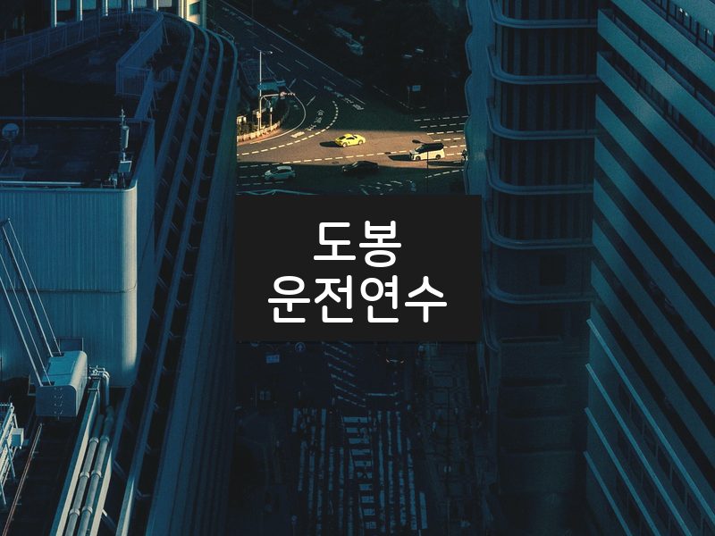 도봉운전연수 후기