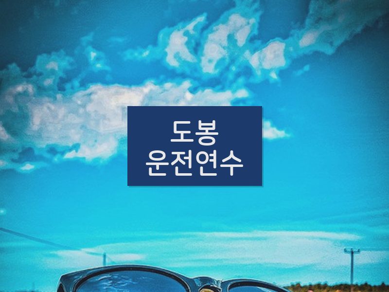 도봉운전연수 후기