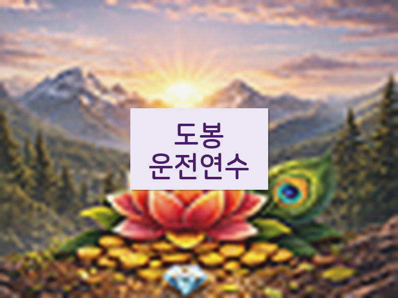 도봉운전연수 후기