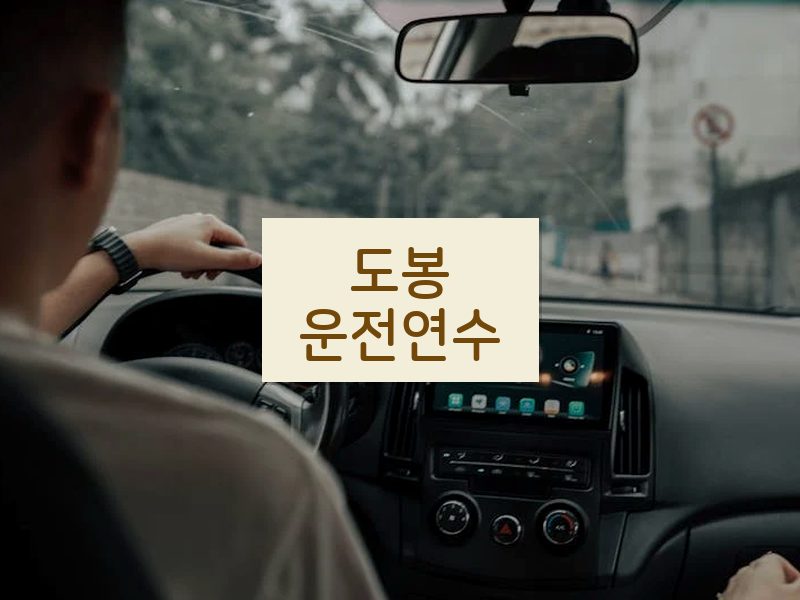 도봉운전연수 후기