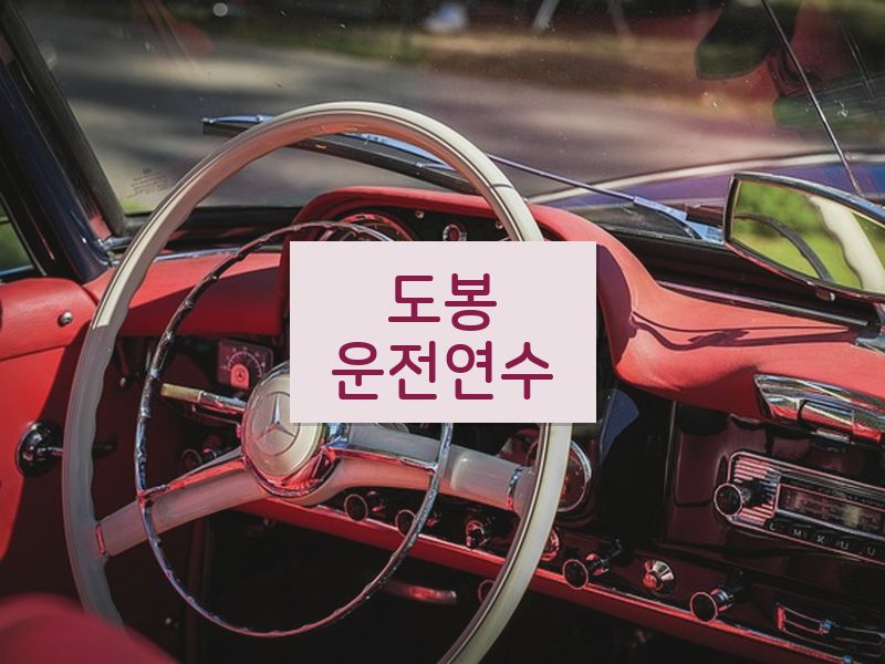 도봉운전연수 후기